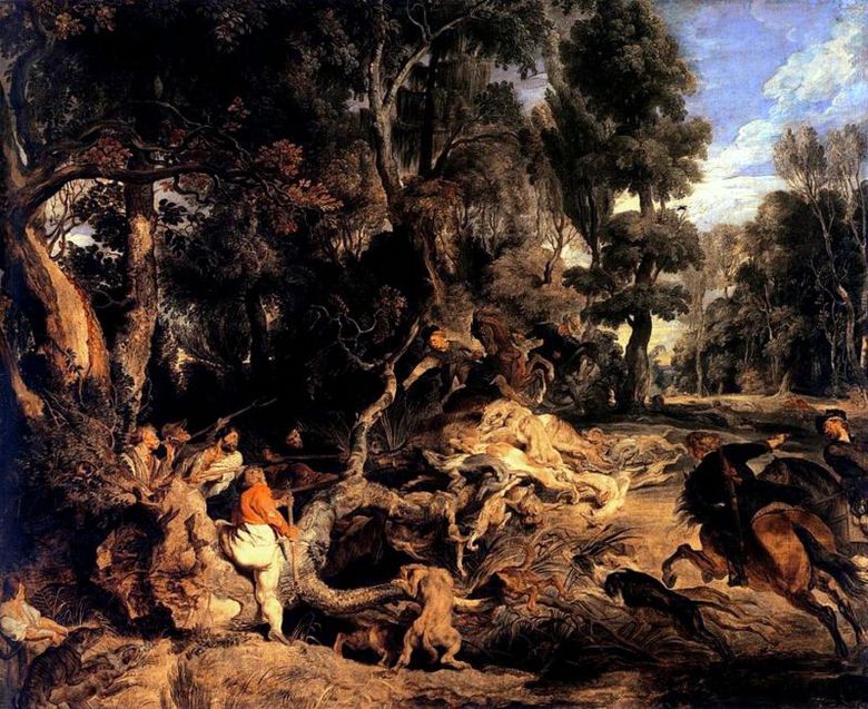 Vaddisznó vadászat   Peter Rubens