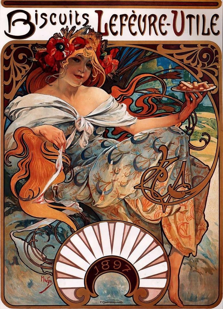 Reklám plakát   Alphonse Mucha