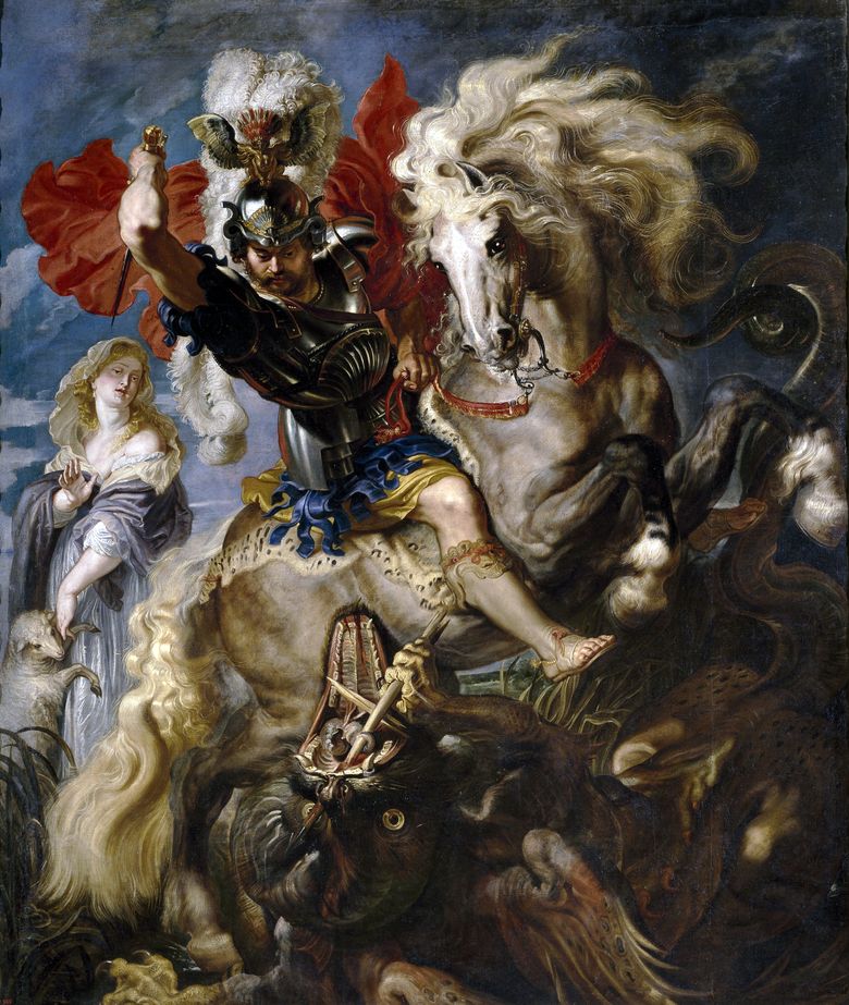 Szent György és a sárkány   Peter Rubens