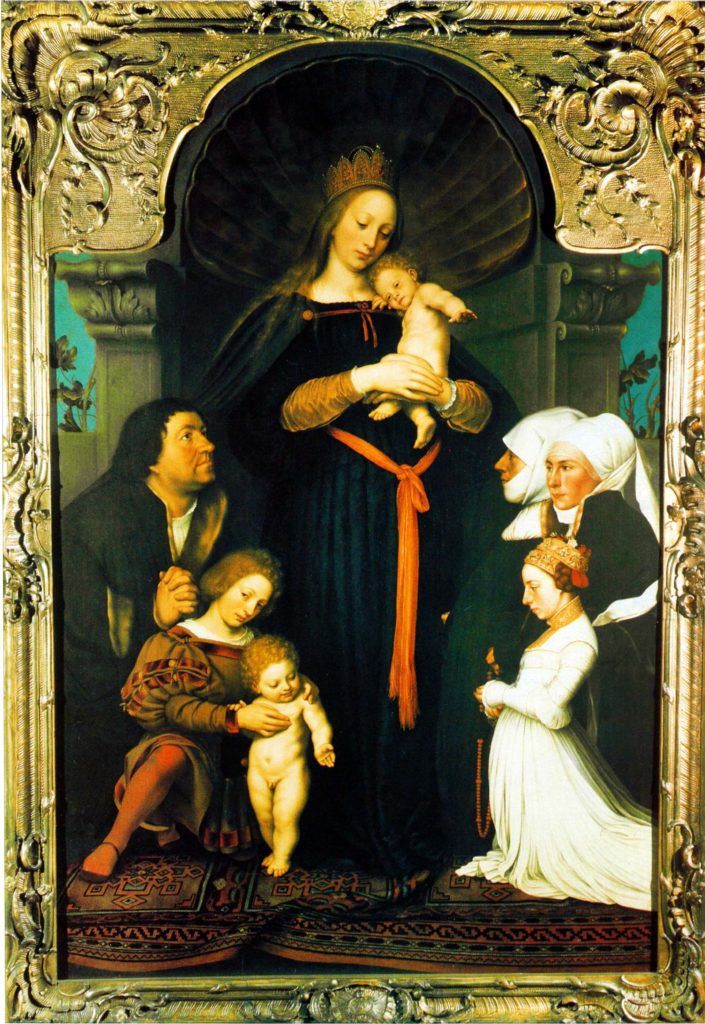 Meyer polgármestere Madonna   Hans Holbein