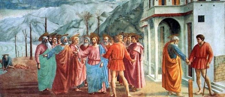 Csoda egy stábral (adófizetés)   Masaccio