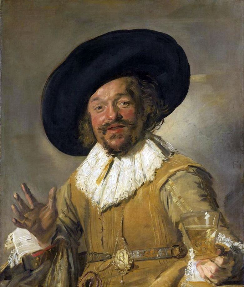 Vidám ivó társ   Frans Hals