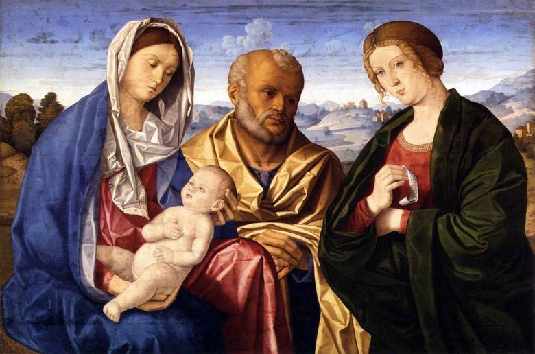 Szent család Szent Feleséggel   Vincenzo Catena