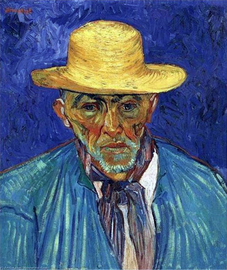 Portréja egy juhász Provence Escalier pasziánszból   Vincent van Gogh