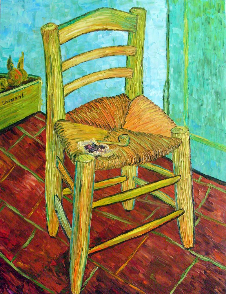 Vincent szék csőjével   Vincent Van Gogh