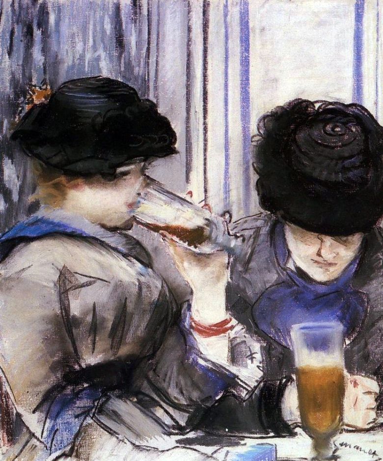 Nők iszik sört   Eduard Manet