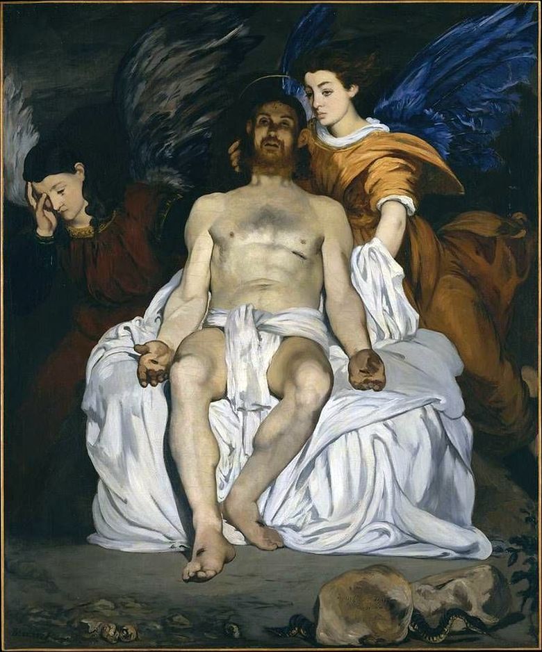 Krisztus az angyalokkal   Edouard Manet