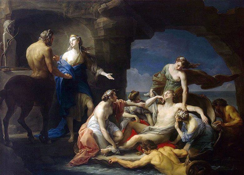 Chiron visszaadja Achille t anyjának, Fetidenek   Pompeo Batoni nak