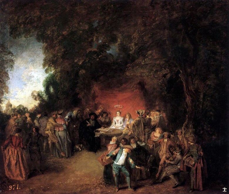 A házasság előtti megállapodás megkötése   Jean Antoine Watteau