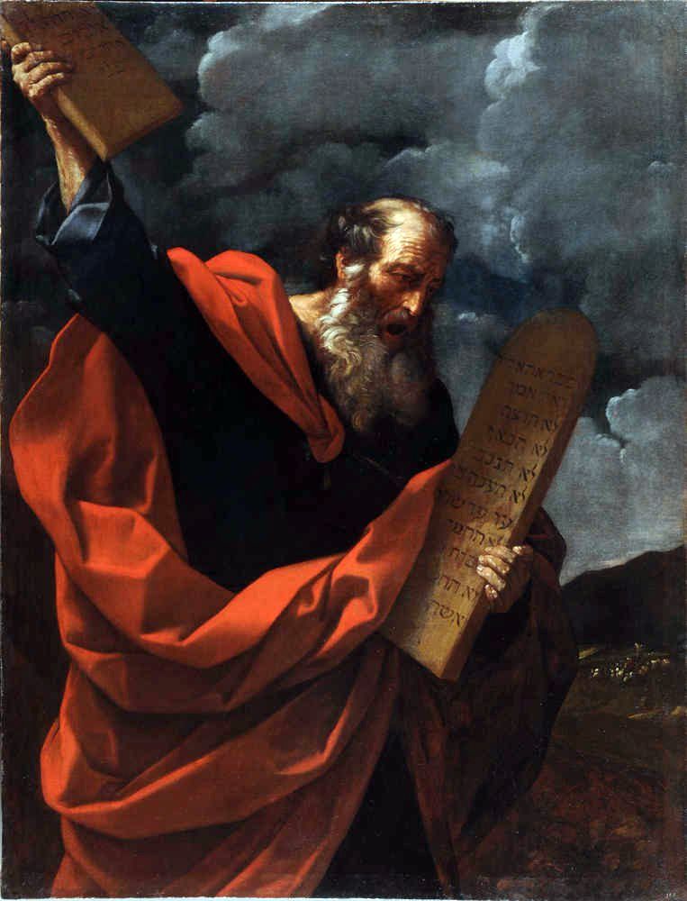 Mózes a törvény tablettáival   Guido Reni
