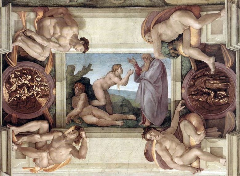 Eve teremtése   Michelangelo Buonarroti