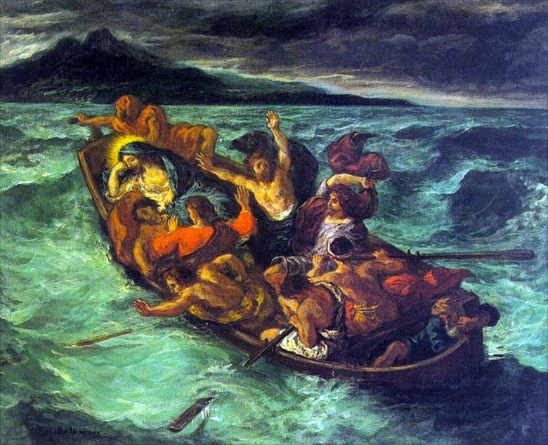 Krisztus álma vihar alatt   Eugene Delacroix