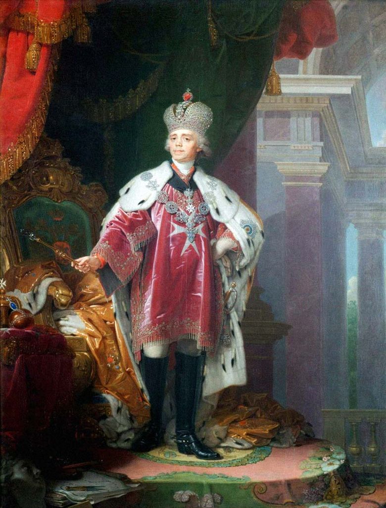 I. Pál császár   Vladimir Borovikovsky portréja