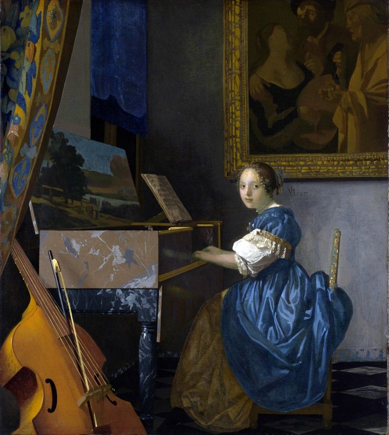 Spinet Lady   Jan Vermeer