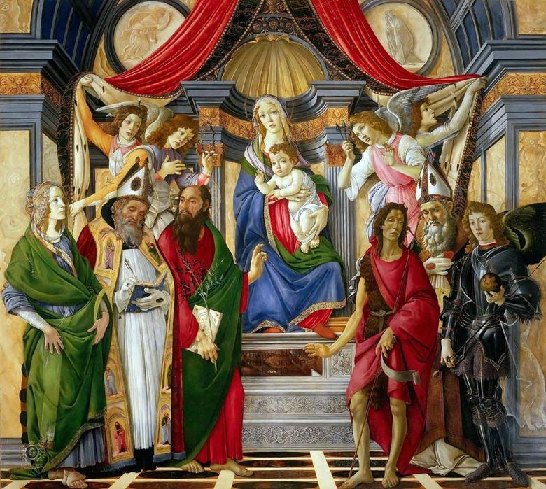 Szent oltár Barnabas   Sandro Botticelli