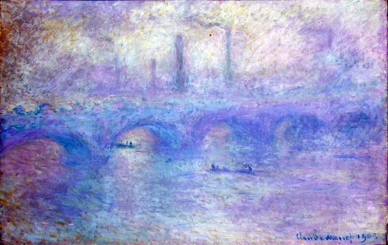 Waterloo híd. Ködhatás   Claude Monet