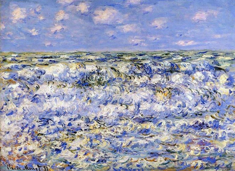 Összetörő hullámok   Claude Monet