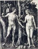 Ádám és Éva (együttesen)   Albrecht Durer
