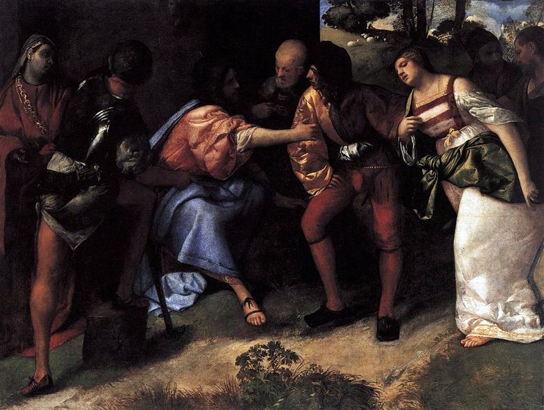 Krisztus és a hűtlen   Titian Vecellio