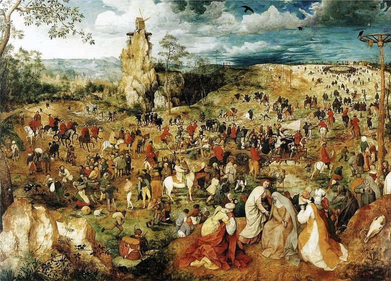 Az út a Kálváriához   Peter Brueghel